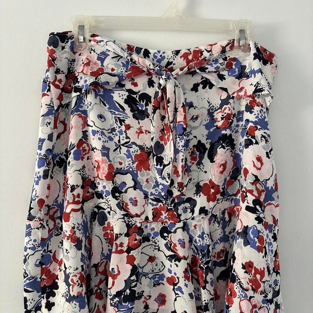 Lauren Ralph Lauren Women’s Multi-colored Ruffled Floral Skirt Size 8